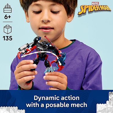 LEGO Marvel Miles Morales Mech vs. Spider-Man 2099 76337 Building Kit (135 Pieces)