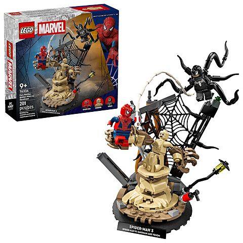 Детские конструкторы LEGO Marvel Epic Battle Spider-Man vs. Sandman 76334 Building Kit (201 Pieces)