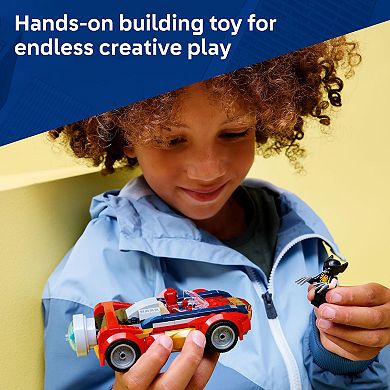 LEGO Marvel Spider-Man Car vs. Venomized Wolverine 76336 Building Kit (134 Pieces)