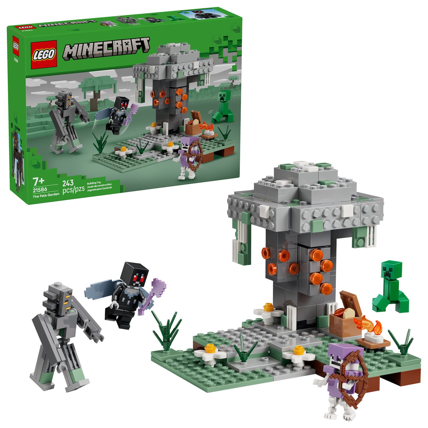 Детские конструкторы LEGO Minecraft The Pale Garden 21586 Building Kit (243 Pieces)