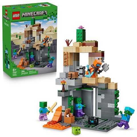 Детские конструкторы LEGO Minecraft Zombie Dungeon 21587 Building Kit (284 Pieces)