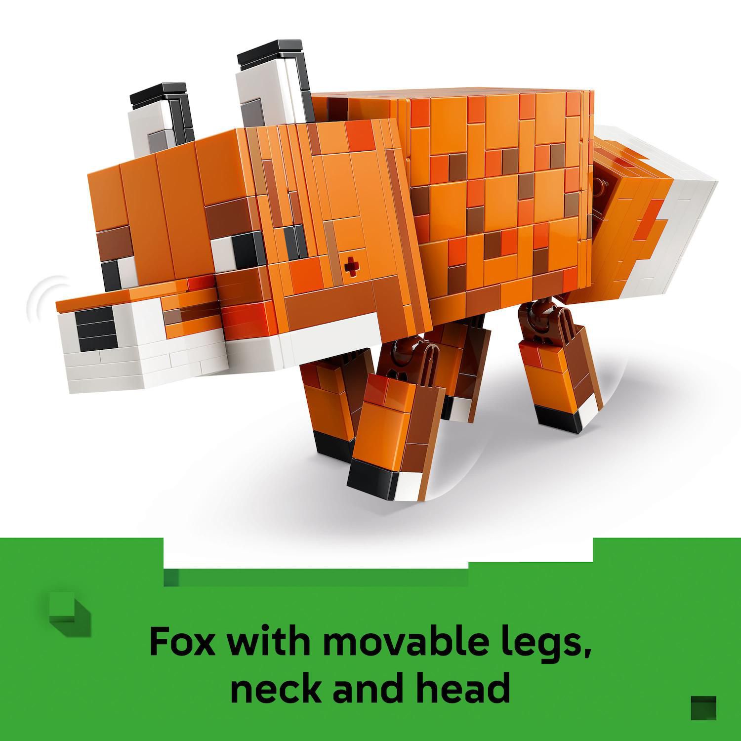 Детский конструктор LEGO Minecraft The Fox 21588 Building Kit (497 Pieces) — фото 4
