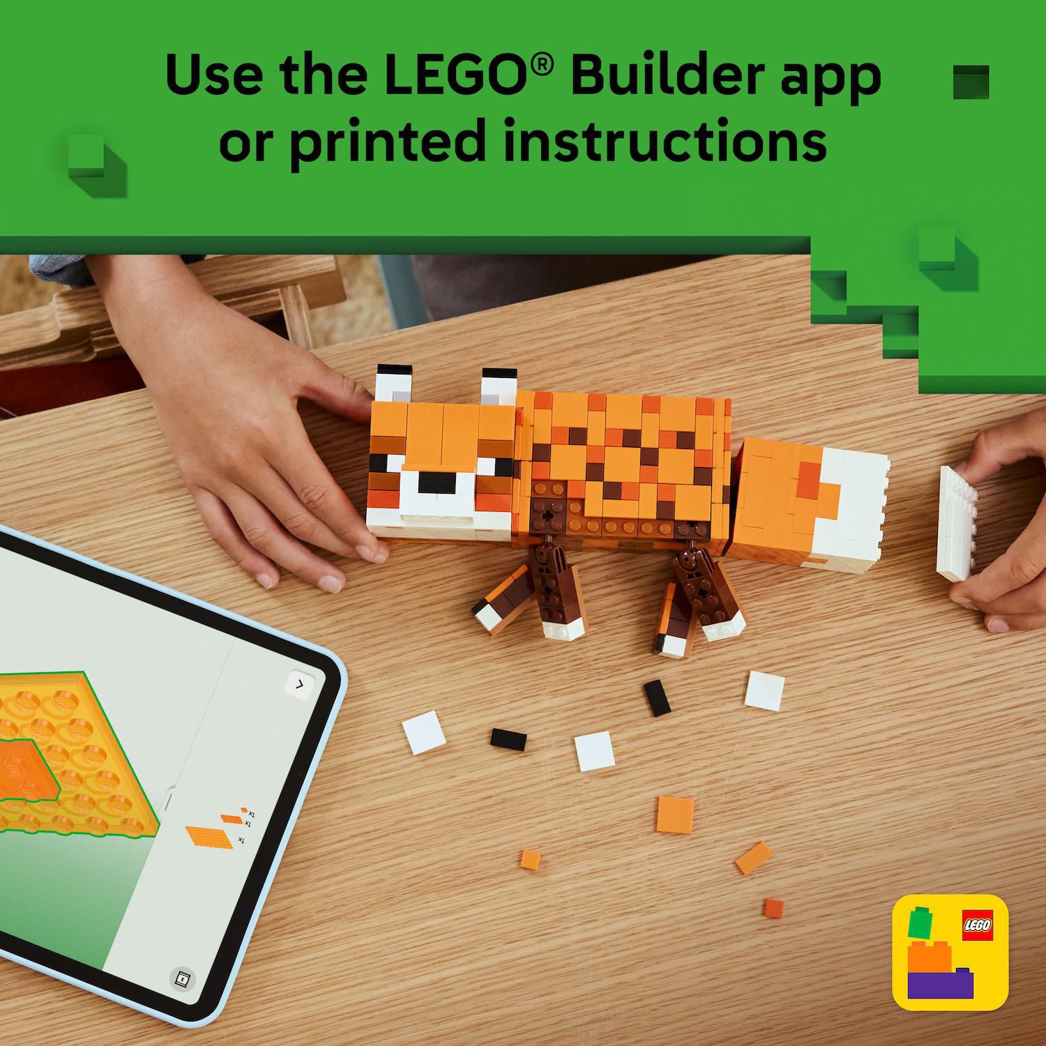 Детский конструктор LEGO Minecraft The Fox 21588 Building Kit (497 Pieces) — фото 5