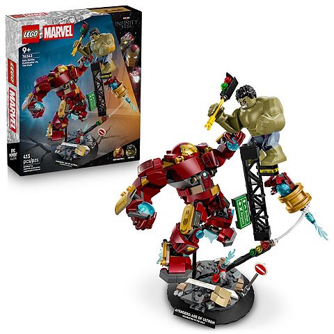 Детские конструкторы LEGO Marvel Epic Battle Hulkbuster vs. The Hulk 76343 Building Kit (413 Pieces)