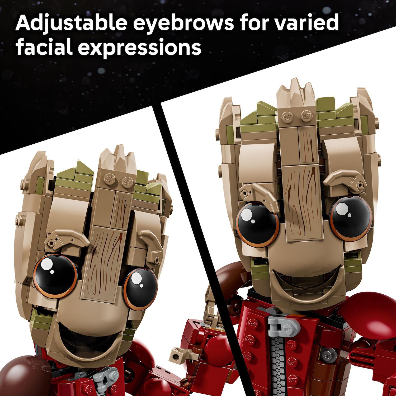 Детский конструктор LEGO Marvel Ravager Jumpsuit Groot 76341 Building Kit (604 Pieces) — фото 3