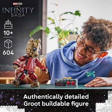 LEGO Marvel Ravager Jumpsuit Groot 76341 Building Kit (604 Pieces)