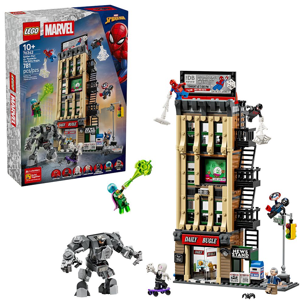 LEGO Marvel Spider-Man vs. Mysterio 76342 Building Kit (781 Pieces)