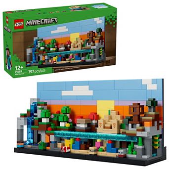 LEGO Minecraft Mini Biomes 21589 Building Kit (797 Pieces)