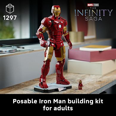 LEGO Marvel Iron Man Mark 3 Collectors' Edition 76344 Building Kit (1297 Pieces)