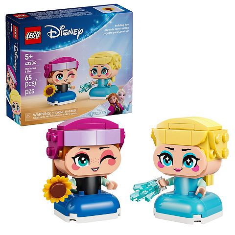 Детские конструкторы LEGO Disney Frozen Mini Anna & Elsa 43284 Building Kit (65 Pieces)