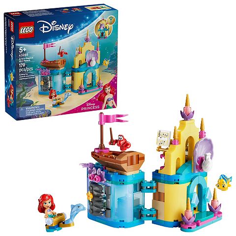 Детские конструкторы LEGO Disney Princess Ariel's Magical Mini Palace 43285 Building Kit (179 Pieces)