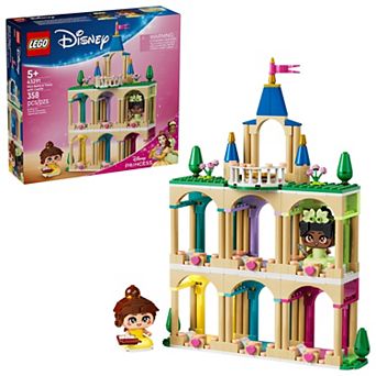 LEGO Disney Princess Mini Belle & Tiana with Castle 43291 Building Kit (358 Pieces)