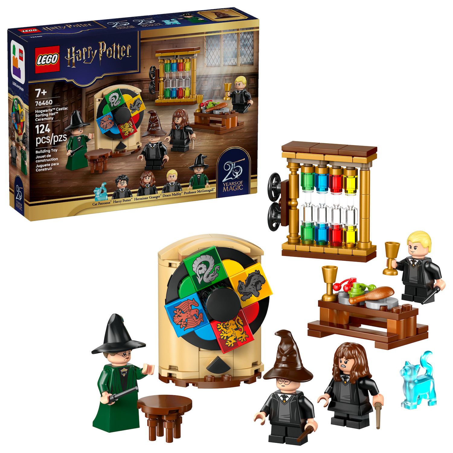 Детские головные уборы LEGO Harry Potter Hogwarts Castle Sorting Hat Ceremony 76460 Building Kit (124 Pieces)