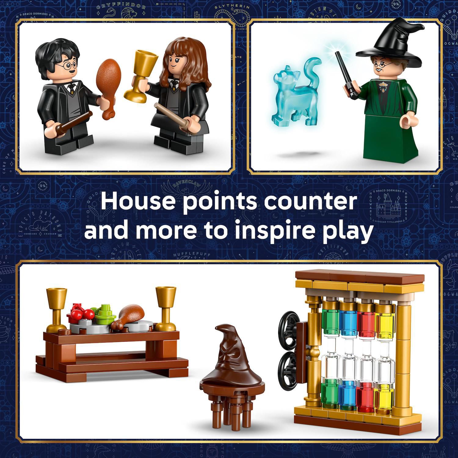 Детский конструктор LEGO Harry Potter Hogwarts Castle Sorting Hat Ceremony 76460 Building Kit (124 Pieces) — фото 3
