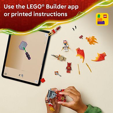 LEGO NINJAGO Kai's Dragon Mech Battle Pack 71851 Building Kit (85 Pieces)