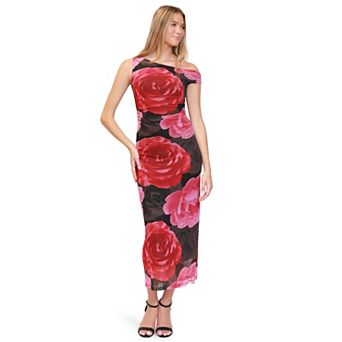 Juniors' madden girl Off Shoulder Floral Maxi Dress
