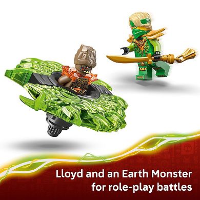 LEGO NINJAGO Lloyd vs. Earth Monster Spinner 71850 Building Kit (52 Pieces)