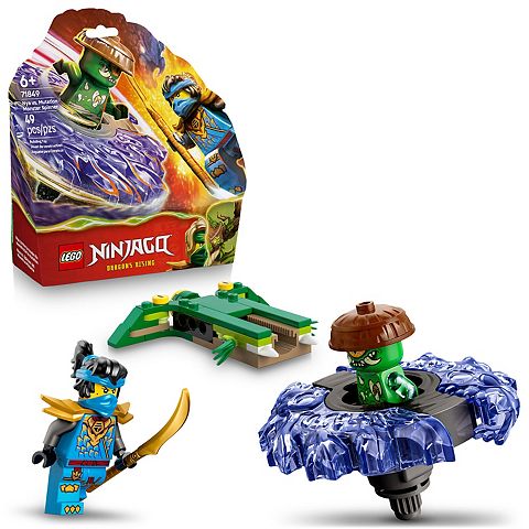 Детские конструкторы LEGO NINJAGO Nya vs. Mutation Monster Spinner 71849 Building Kit (49 Pieces)