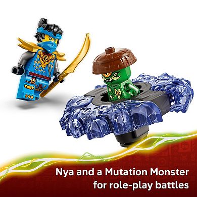 LEGO NINJAGO Nya vs. Mutation Monster Spinner 71849 Building Kit (49 Pieces)
