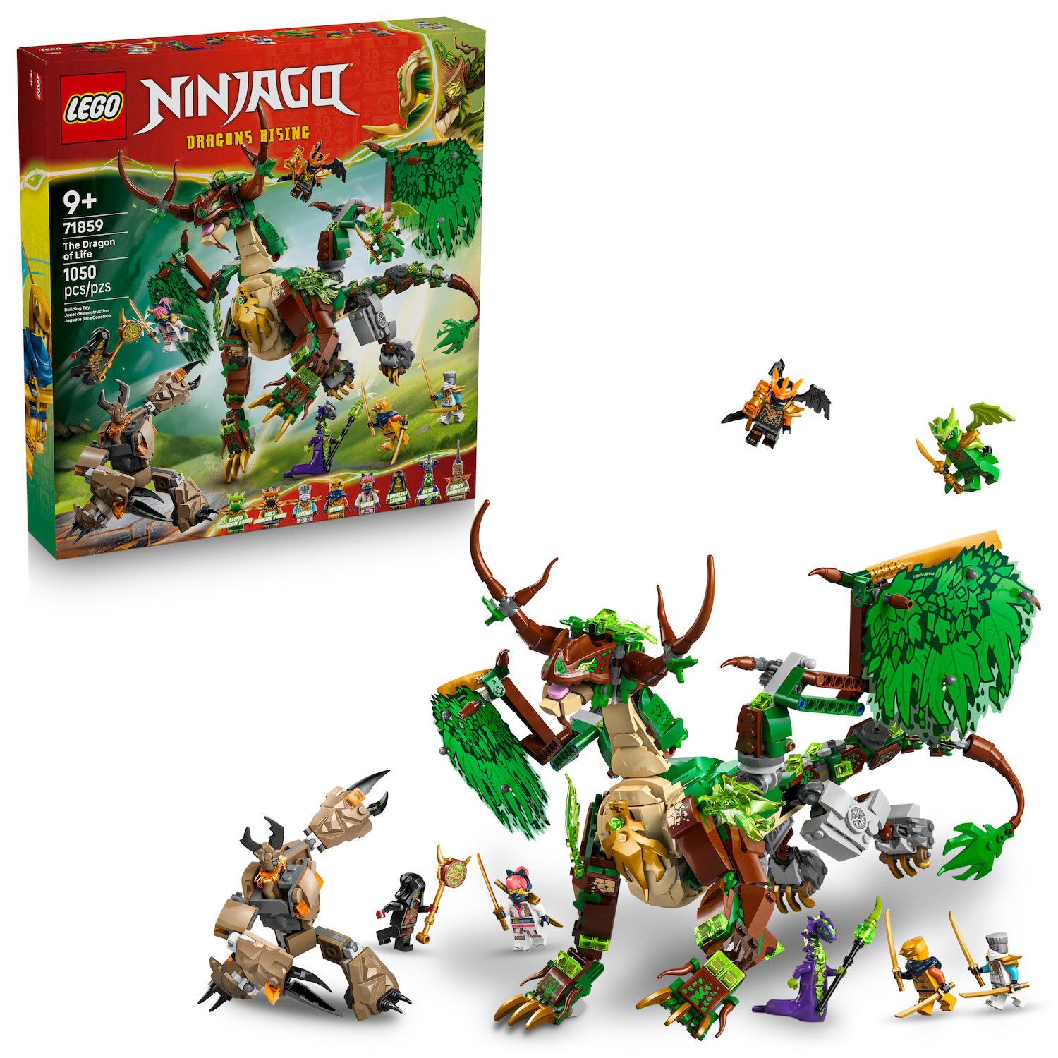 Детские конструкторы LEGO NINJAGO The Dragon of Life 71859 Building Kit (1050 Pieces)