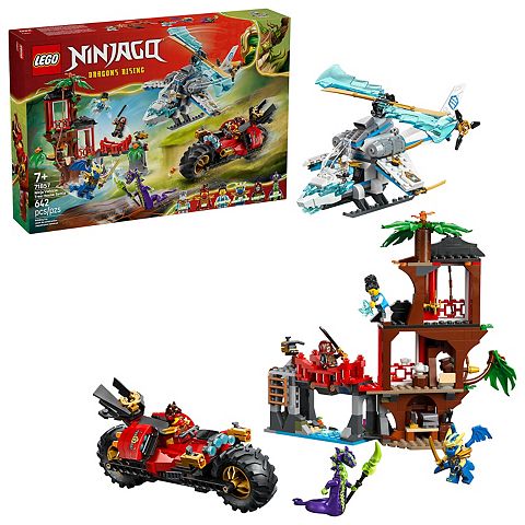 Детские конструкторы LEGO NINJAGO Ninja Vehicle Tree House Battle 71857 Building Kit (642 Pieces)