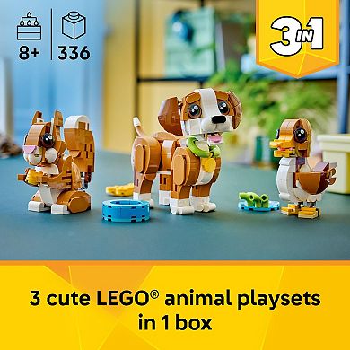 LEGO Creator 3-in-1 Playful Puppy Dog 31382 Building Kit (336 Pieces)
