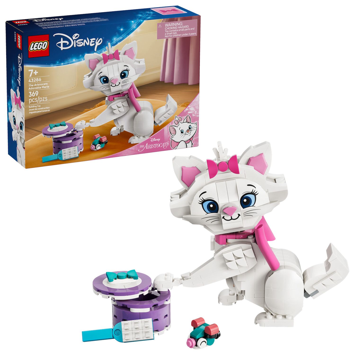Детский конструктор LEGO Disney's The Aristocats Adorable Marie 43286 Building Kit (369 Pieces) — фото 1