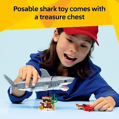 LEGO Creator Fierce Shark with a Treasure Chest 31381 Building Kit (379 Pieces)