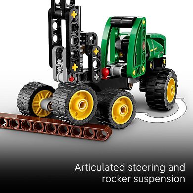 LEGO Technic John Deere 1470H Wheeled Harvester 42218 Building Kit (117 Pieces)