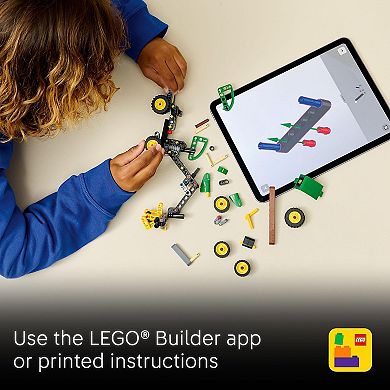 LEGO Technic John Deere 1470H Wheeled Harvester 42218 Building Kit (117 Pieces)