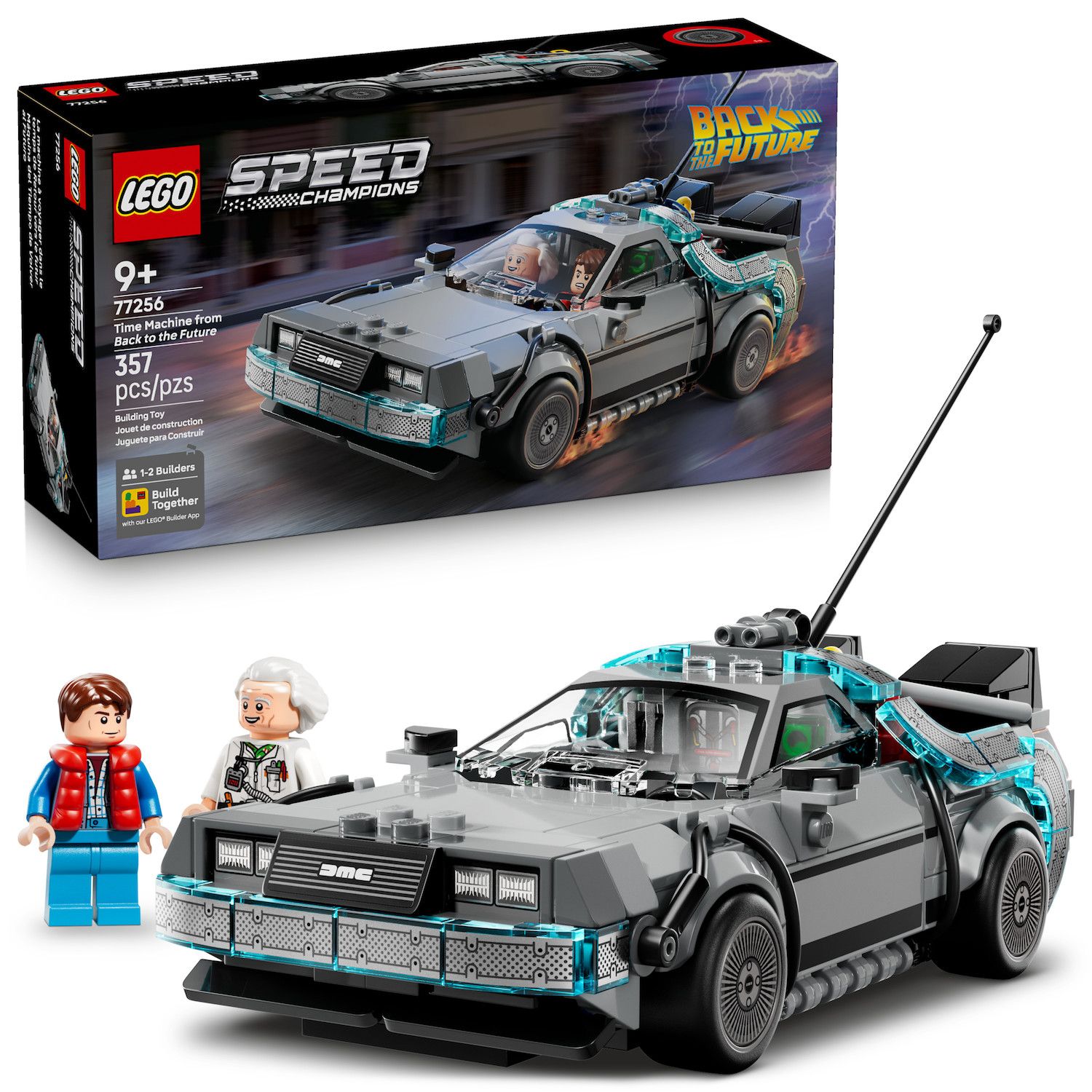 Детские конструкторы LEGO Speed Champions Time Machine from Back to the Future 77256 Building Kit (357 Pieces)
