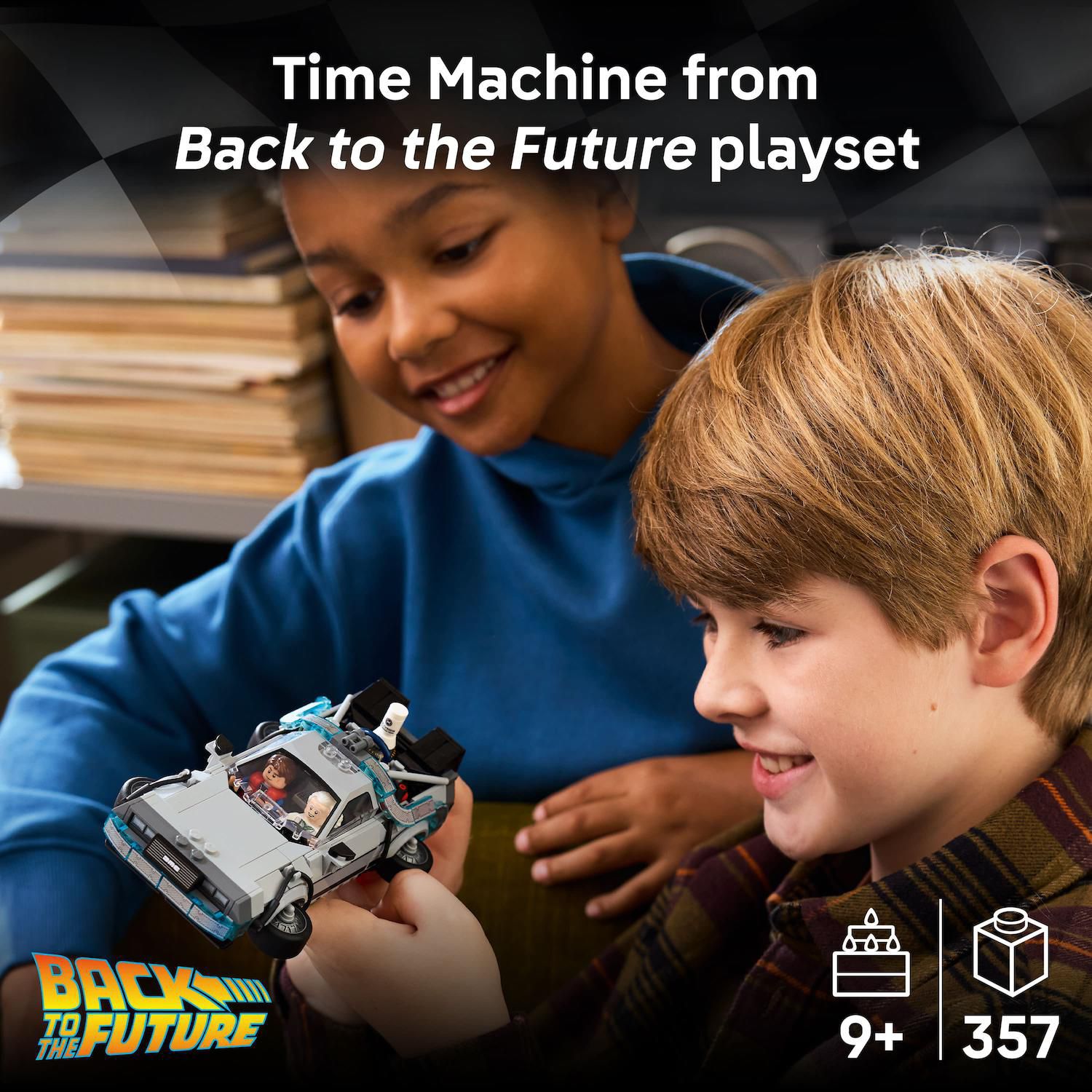 Детский конструктор LEGO Speed Champions Time Machine from Back to the Future 77256 Building Kit (357 Pieces) — фото 2