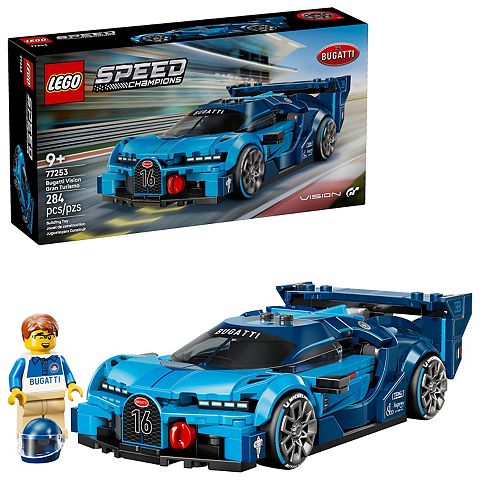 Детские конструкторы LEGO Speed Champions Bugatti Vision Gran Turismo 77253 Building Kit (284 Pieces)