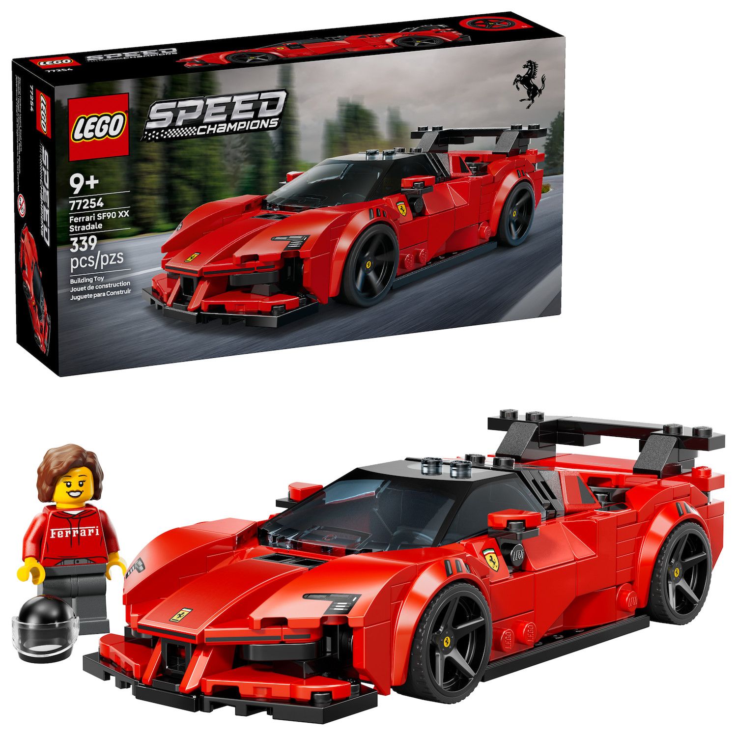 Детские конструкторы LEGO Speed Champions Ferrari SF90 XX Stradale 77254 Building Kit (339 Pieces)