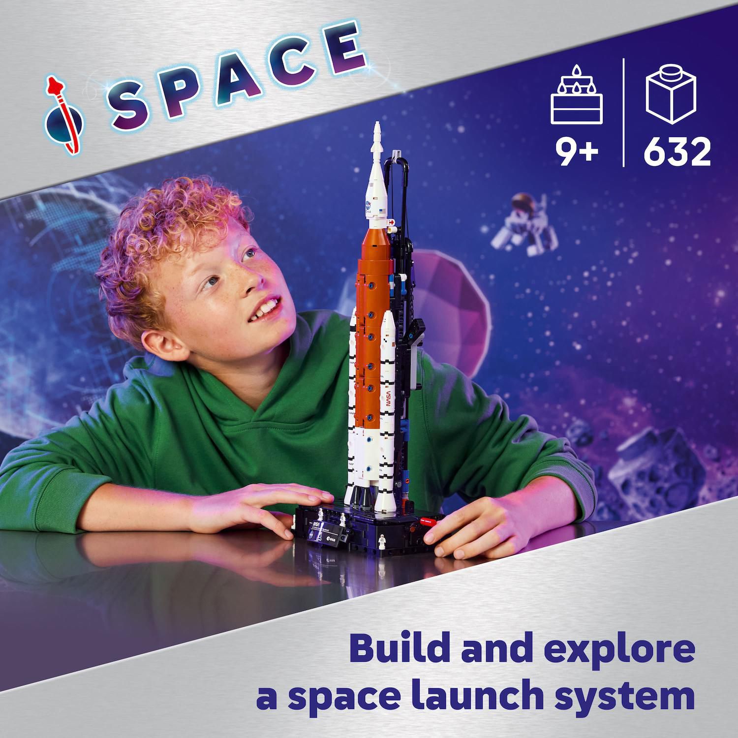 Детский конструктор LEGO Technic NASA Artemis Space Launch System Rocket 42221 Building Kit (632 Pieces) — фото 2