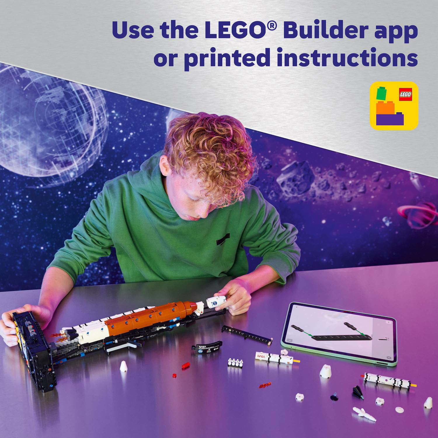 Детский конструктор LEGO Technic NASA Artemis Space Launch System Rocket 42221 Building Kit (632 Pieces) — фото 5