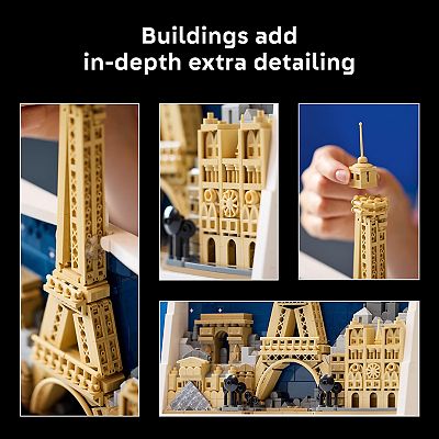 LEGO Architecture Paris City of Love 21064 Building Kit (958 Pieces)