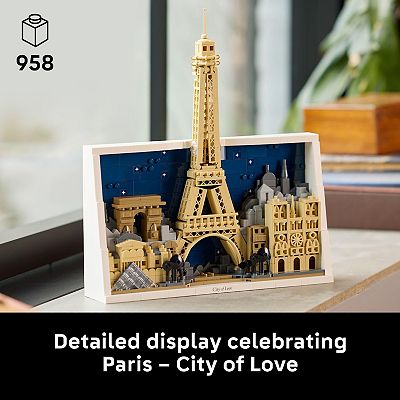 LEGO Architecture Paris City of Love 21064 Building Kit (958 Pieces)