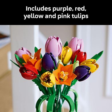 LEGO Botanicals Tulip Bouquet 11501 Building Kit (576 Pieces)