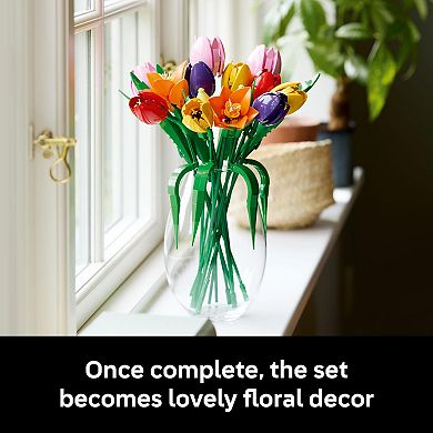 LEGO Botanicals Tulip Bouquet 11501 Building Kit (576 Pieces)