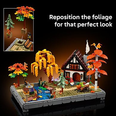 LEGO Icons Autumn Cottage Garden 11372 Building Kit (1102 Pieces)