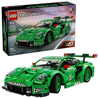 LEGO Technic Porsche 911 GT3 R REXY AO Racing 42224 Building Kit (1313 Pieces)