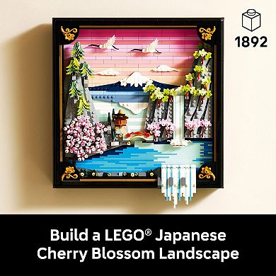 LEGO Art Japanese Cherry Blossom Landscape 31218 Building Kit (1892 Pieces)