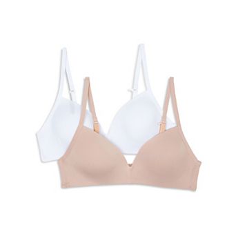 Girls 8-18 Hanes® 2-Pack Molded Wirefree T-Shirt Bras