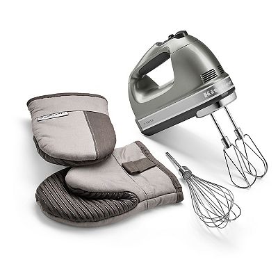 KitchenAid® 7-Speed Hand Mixer & Oven Mitts