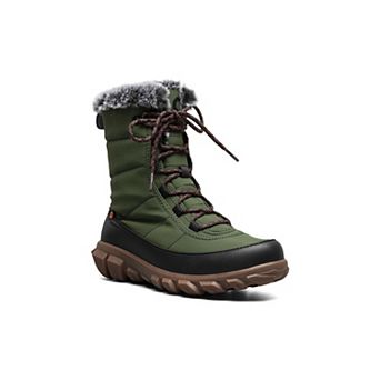 Bogs Cedar Women's Lace-Up Quilted Boots
