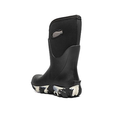 Bogs Classic Seamless Women's Mid Outline Leaves Boots