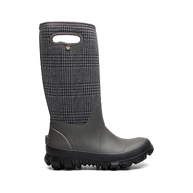 Bogs Women's Whiteout Plaid Waterproof Rain Boots