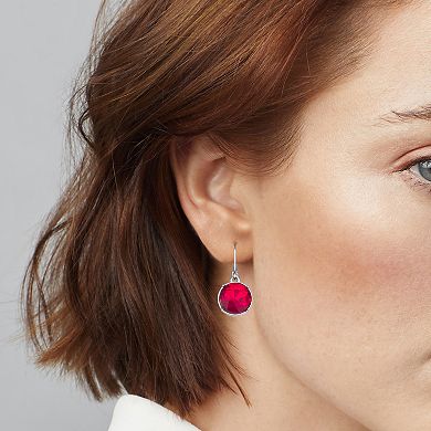 Simply Vera Vera Wang Silver Tone Simulated Crystal Drop Earrings