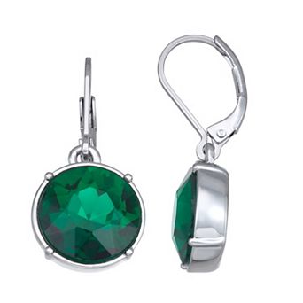 Simply Vera Vera Wang Silver Tone Simulated Crystal Drop Earrings